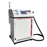 Quality single filling system automatic ac gas refrigerant recovery charging machine for sale