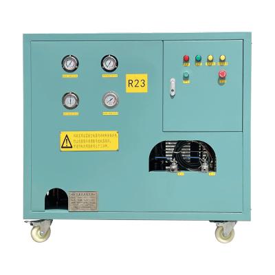China Recover gas freon recovery refrigerant ultra high pressure r23 r508 Refrigerant Recharge Machine for sale