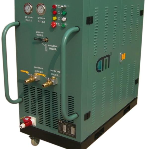 Quality full oil less 7HP refrigerant recovery machine fast speed large R134a refrigeran for sale