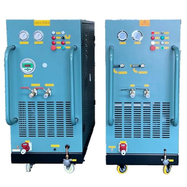 Quality full oil less 7HP refrigerant recovery machine fast speed large R134a refrigeran for sale