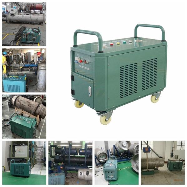 Quality 2HP refrigerant recycling machine a/c chiller service R410a air-cooled recovery for sale