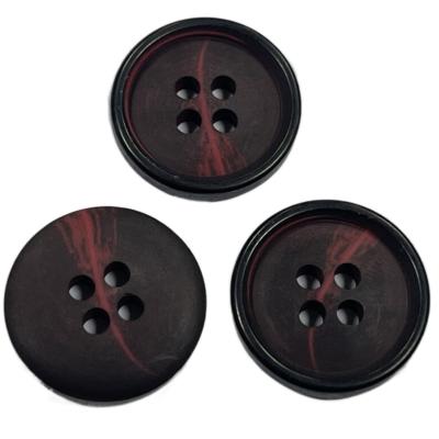 China Four Hole ODM Natural Horn Buttons 11/16