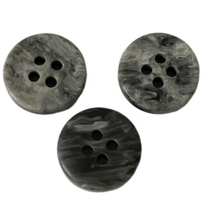 China ODM / OEM Faux Marble Polyester Button 17L Four Hole Button for sale
