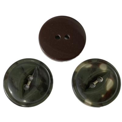 Chine 4 boutons en plastique de fantaisie de trou boutons d'oeil de poissons de 3 couches en service pour le chandail de manteau à vendre