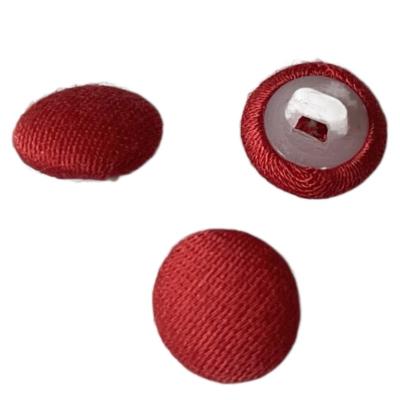China 16L Fabric Covered Buttons With Plastic Shank Using On Sweater Shirt for sale