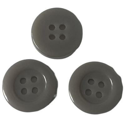 China Grey Color Urea Buttons 15mm Use On Fireman Clothes Sewing Shirt for sale