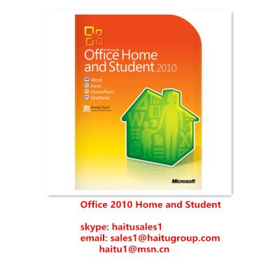 China FPP / OEM  Office Product Key Codes For Office 2010 Home And Student Online Activation for sale