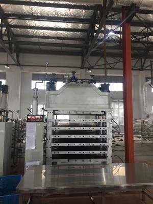 China 6 Layer Hydraulic Cold Press Machine For EVA Foam Press 1100T Compressing Force for sale