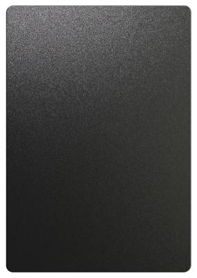 China Bead Blast Matt Finish Decorative Stainless Steel Wall Panel In Black Colour for sale