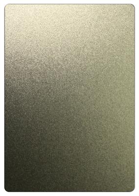China 6cr13 Matt Finished Slit Edge Bead Blast Stainless Steel Decorative Sheet for sale