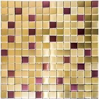 China Decorative Mosaic Stainless Steel Glossy Color Strip Glass Backsplash Mosaic for sale