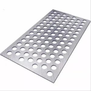 China Decorative Galvanized Stainless Steel And Aluminum Perforated Metal Sheet for sale