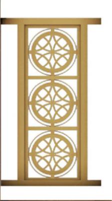 China Solid Brass Casting Screens , Brass Decorative Partition Wall Spot for sale