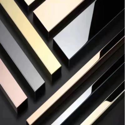 China Decorative And Protective Strips Made From Stainless Steel , Interior Design Trim for sale
