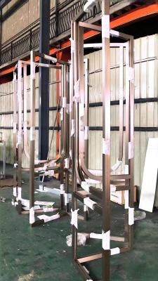 Κίνα Γυάλινο περιβαλλόμενο μεταλλικό πλαίσιο, γυάλινο πλαίσιο κατασκευασμένο από ανοξείδωτο χάλυβα προς πώληση