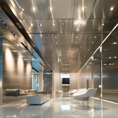 중국 Aesthetic Matte Stainless Steel Wall Panel Cladding For Understated Luxury 판매용