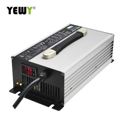 China Silver 12v 50a Lithium Battery Charger Lead Acid LiFePo4 High Power for sale