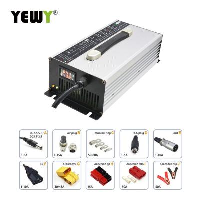 China 20A 1.5Kw High Power Battery Chargers 60v Li Ion Battery Universal Charger for sale