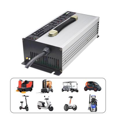 China Automatic 48v Golf Cart Charger LiFePO4 30a Lithium Battery Charger for sale