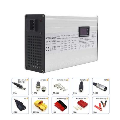 China 48V 15A Battery Charger Standard 13S 12S Lifepo4 Charger AC - DC for sale