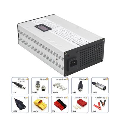 China 15A 48V Li Ion Bluetooth Battery Charger Lithium LED Display for sale