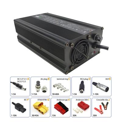 China 36V 12A Powerful Sweeper Charger WIth Intelligent Cooling Fan for sale
