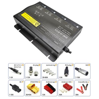 Chine Chargeur automatique de batterie portable de 12 V 10 A 40 A 4 banques de puissance Li-ion AGM Lifepo4 e-ricksha à vendre