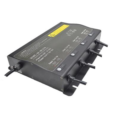 China DC12V 14.6V 10A Multi Channel Portable Waterproof IP65 Battery Charger Lifepo4 Lead Acid Lithium Ion Battery Charger for sale