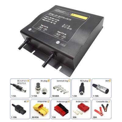 China Waterproof Marine Trickle Automatic 12 Volt 10A 2 Bank 20A Lithium AGM Gel Lifepo4 Battery Charger for sale