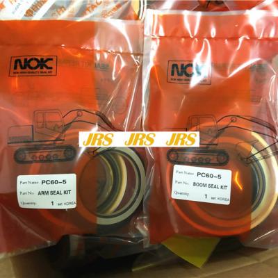 China PC60 5 Arm Boom Bucket Cylinder Seal Kit Control Valve Seal Kit for sale