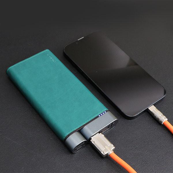 Quality Efficient 10000mAh Power Bank with Metal Shell and 3 Ports - Charge Any USB-C for sale