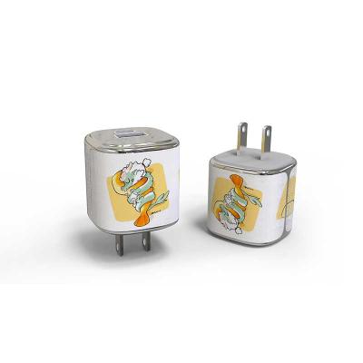 China Potente Mini 35W GaN USB C Carregador 2-Port Carregador Rápido Shell de Couro à venda