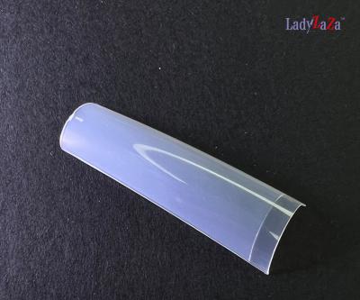 China Half Cover False Nails Tips Straight 11 Sizes Lady French Acrylic Artificial Tip for sale
