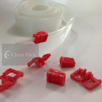 China Professional Mini Red ziplockk Zipper For PVC Bag , Color Customized for sale