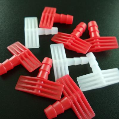 China HDPE Material Diameter 4mm Plastic Spout Cap For Tree Infusion Bag for sale