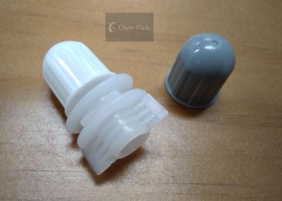 China Polyethylene Round Twist Top Cap 12mm For Plastic Bag / Pouch , Plastic Material for sale
