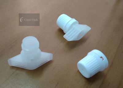 China Tamaño plástico de encargo del sellado caliente de los casquillos los 4.4cm del canalón de la categoría alimenticia para el paquete de la jalea en venta