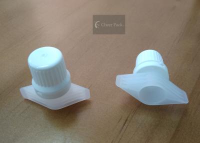 China Plastic Baby Food Pouch Caps Suction Nozzle Cap PE Material 9.6 Mm Inner Size for sale