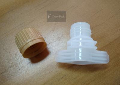 China El canalón plástico de la bolsa de Doypack capsula el casquillo de la boca de la succión de la prueba del escape de 16 milímetros de diámetro en venta