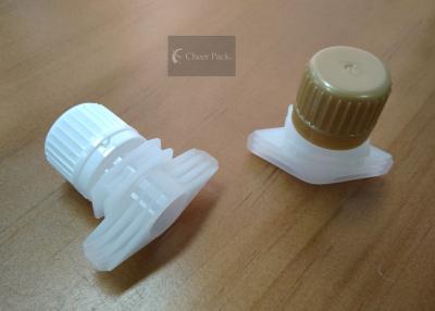 China Security Seal Screw Baby Food Pouch Tops Plastic Injection Moulding For Doypack for sale