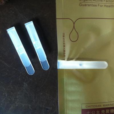China Different Models Plastic Bag Clips For Face Mask Bag Packaging , 8.9*0.7mm Size for sale