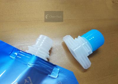 China 16mm Diameter Baby Food Pouch Caps / Plastic Bottle Spout Cap for sale