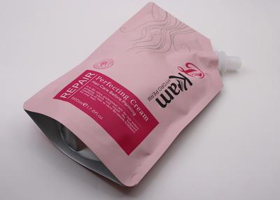 China Sacos de empacotamento do malote líquido de superfície brilhante do bico do bocal no material dos alimentos para animais de estimação à venda