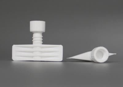 China White Polyethylene Plastic Twist Spout Pouch Cap  For Comestic Flexible Package for sale