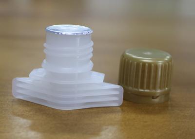 China Seal Liner Plastic Pour Spout Caps Closure With Aluminum Sealing Foil for sale