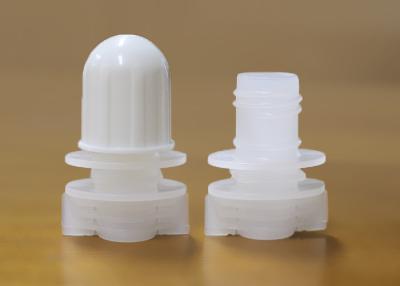 China Tampões plásticos brancos tampar de parafuso do bico que selam no detergente para a roupa Doypack à venda