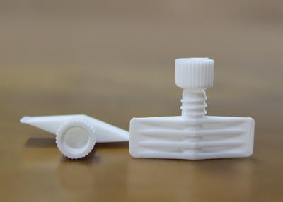 China Leak - Proof Plastic Twist Spout Cap For 25 Gram Skin Care Bags Non Toxic for sale