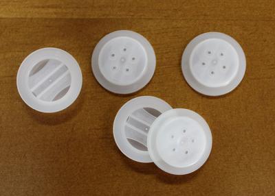 China Breathing Unilateral Coffee One Way Degassing Valve With 5 Holes / Micro Plastic One Way Valve for sale