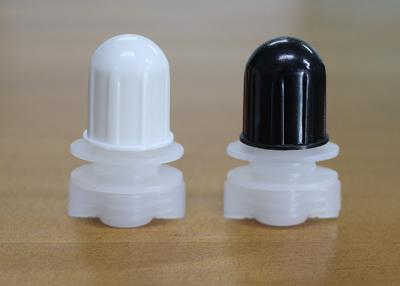 China Polyethylene Pour Spout Caps 14mm Outer Dia For Reusable Food Liquid Pouch Bag for sale