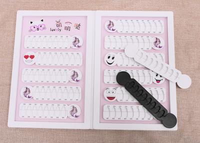 China Magnetic Nail Display Board For Crylic Color Nail Display Album 8 Colors Per Piece for sale